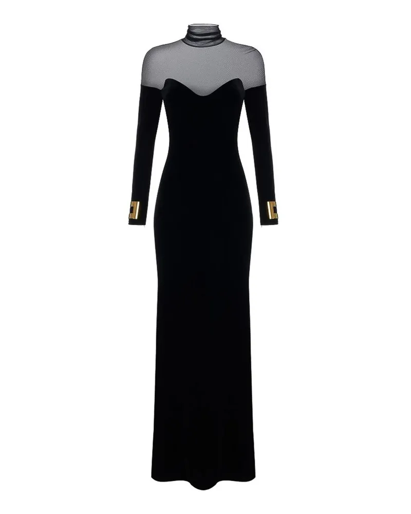 Elisabetta Franchi Abendkleid - Schwarz Schwarz