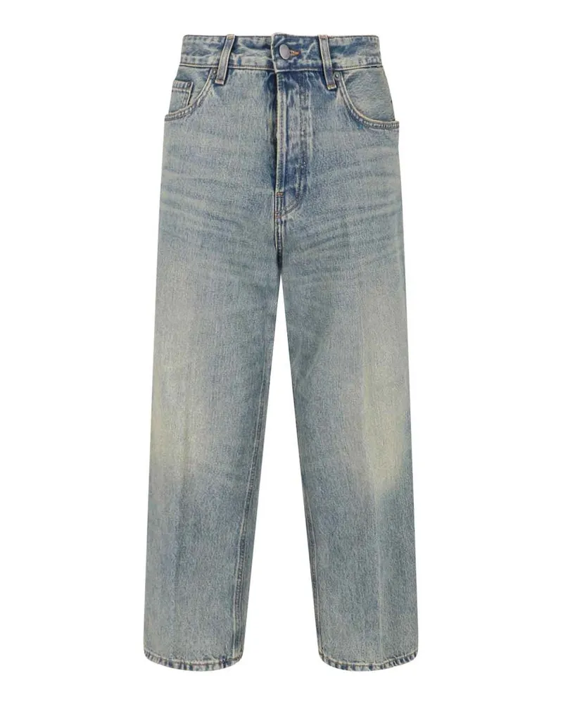 Haikure Straight Leg Jeans - Blau Blau