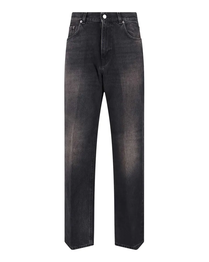 Haikure Straight Leg Jeans - Schwarz Schwarz