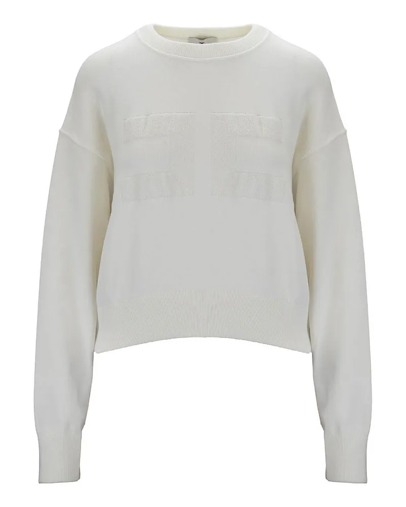 Elisabetta Franchi Sweatshirt - Creme Creme