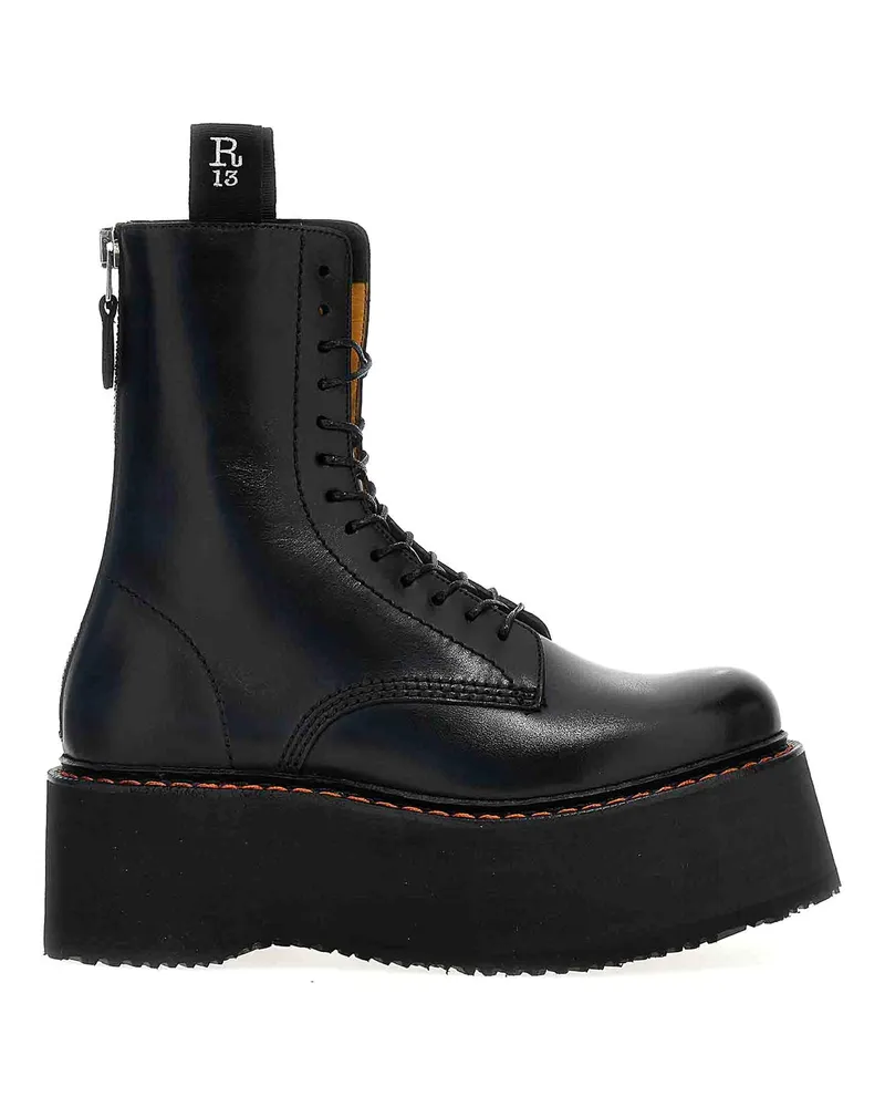 R13 Stiefel - Schwarz Schwarz