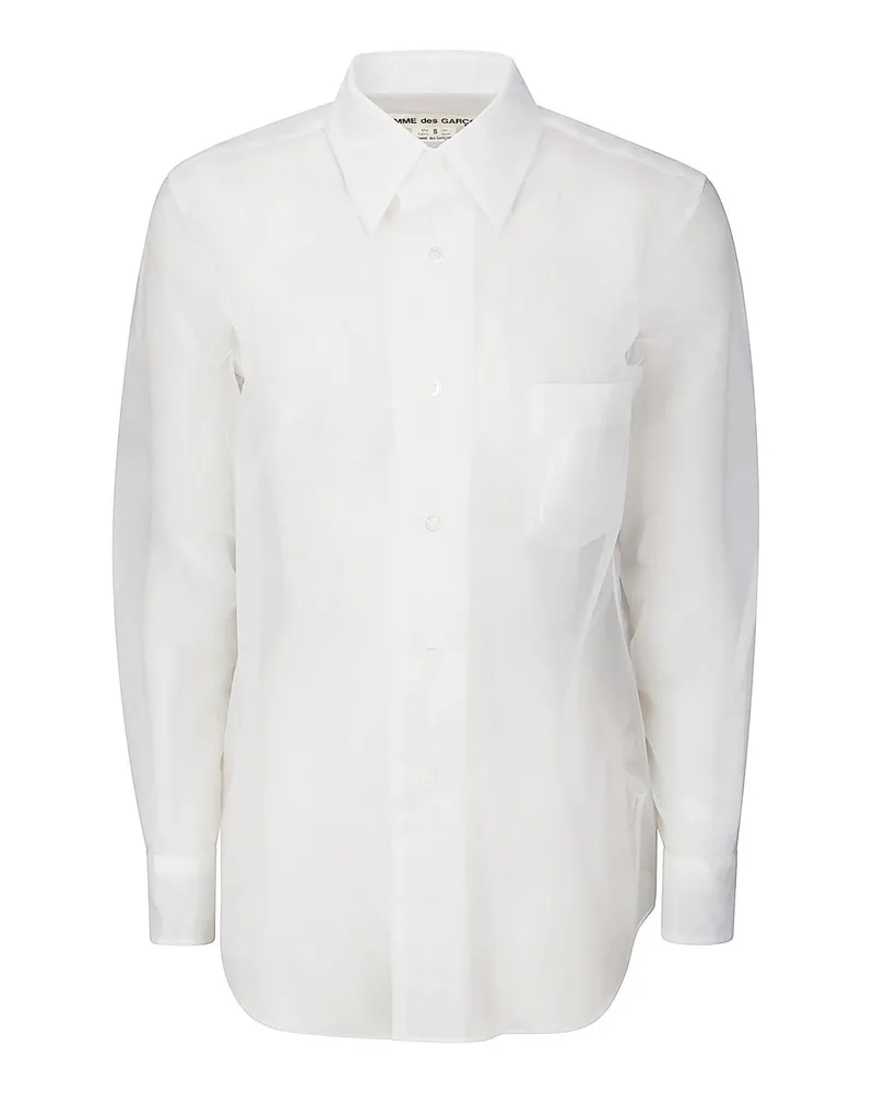Comme des Garçons Bluse - Weiß Weiß