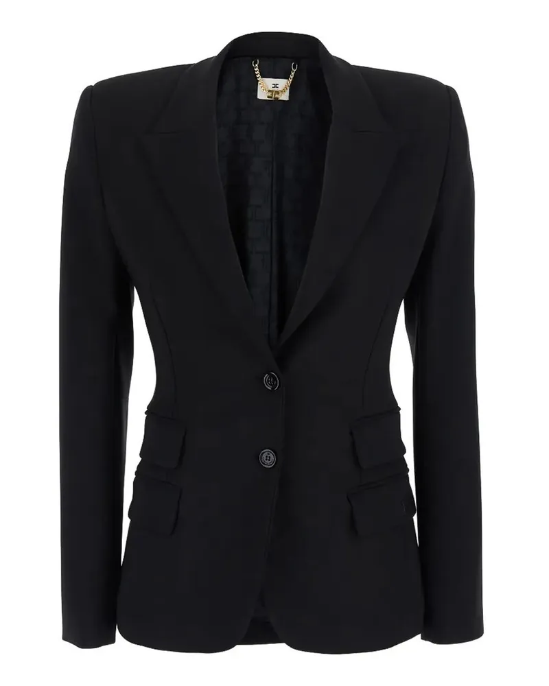 Elisabetta Franchi Blazer - Schwarz Schwarz