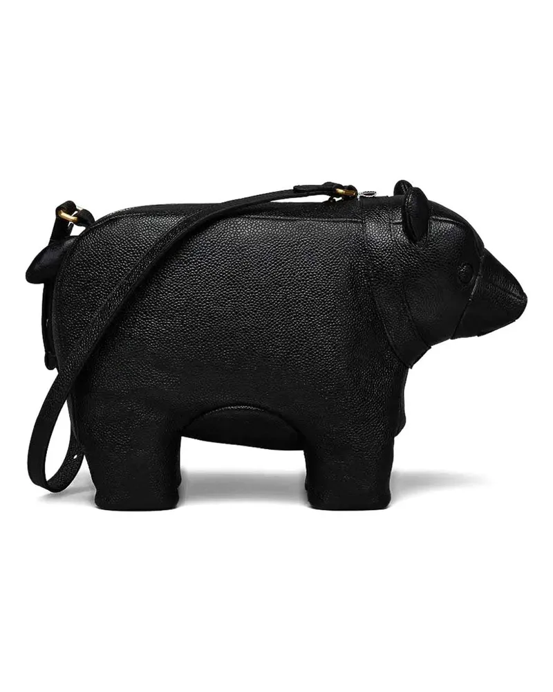 Thom Browne Shopper - Schwarz Schwarz