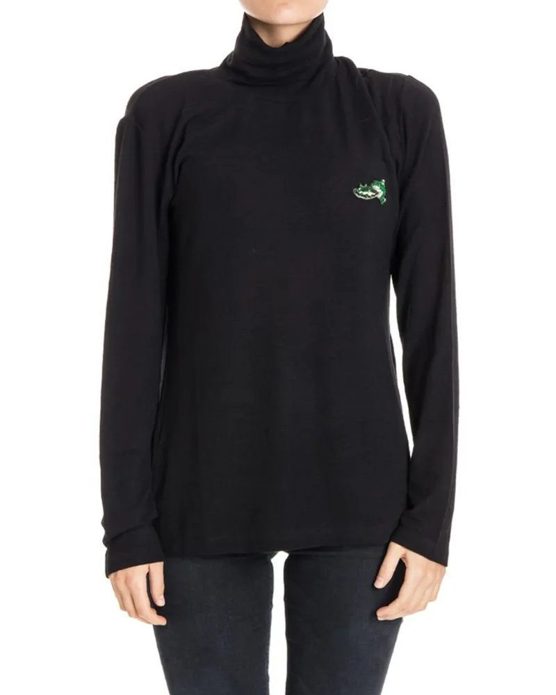 Vivetta Rollkragenpullover - Schwarz Schwarz