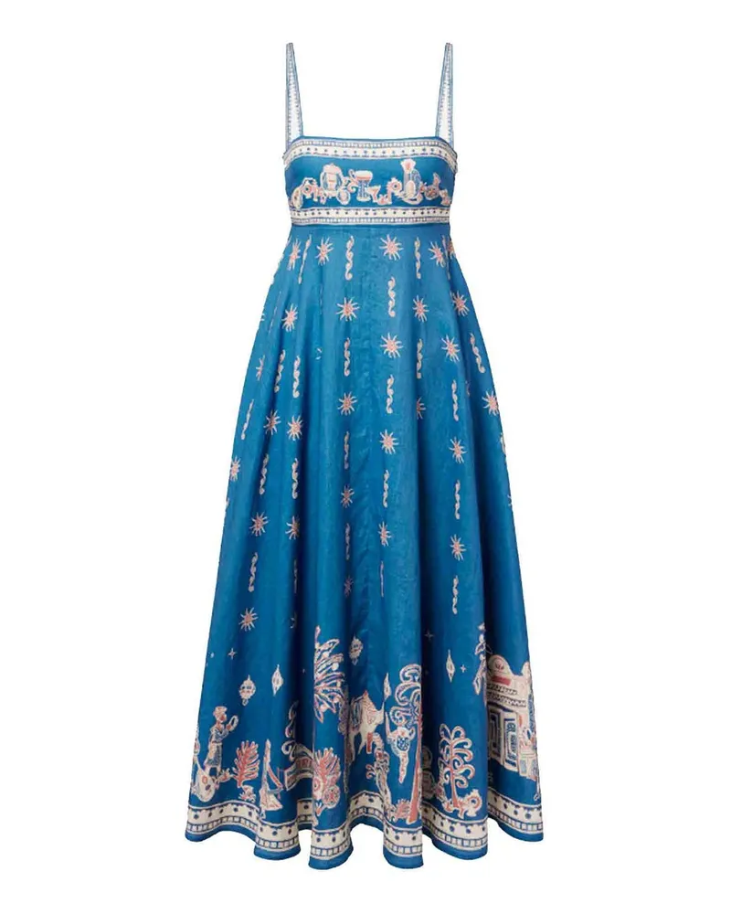 ALEMAIS Maxikleid - Blau Blau