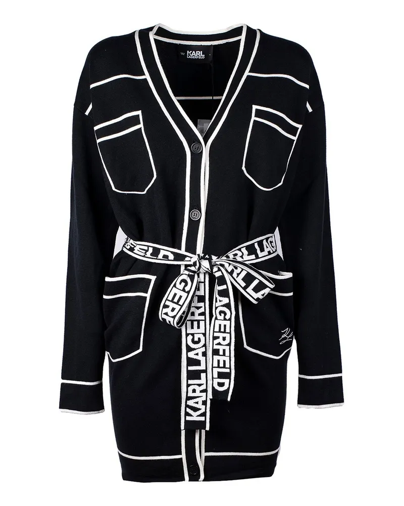 Karl Lagerfeld Cardigan - Schwarz Schwarz