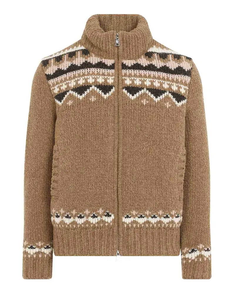Moncler Cardigan - Hellbraun Hellbraun