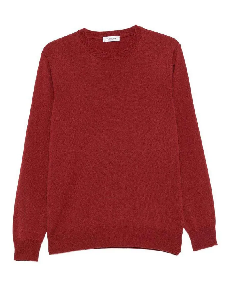 Kangra Cashmere Rundhalspullover - Rot Rot