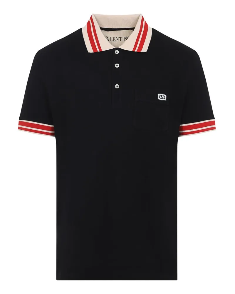 Valentino Garavani Poloshirt - Schwarz Schwarz