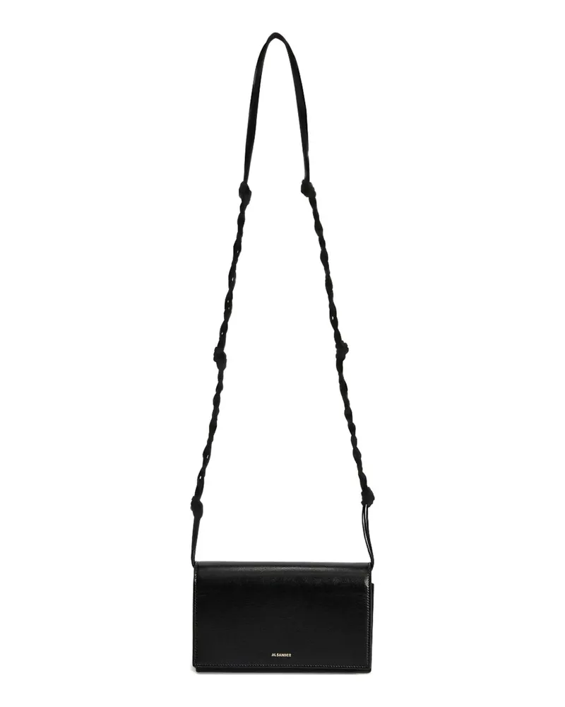 Jil Sander Clutch - Schwarz Schwarz