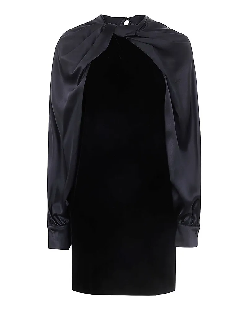 Max Mara Kurzes Kleid - Schwarz Schwarz