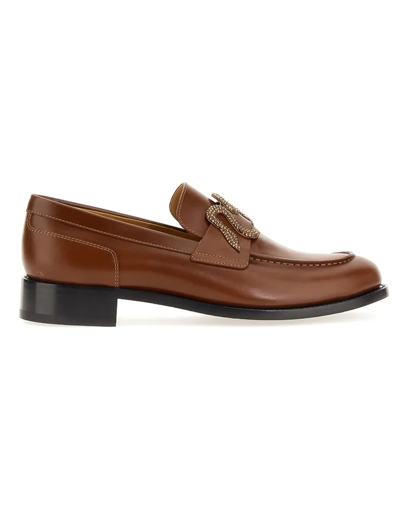 René Caovilla Mokassins - Beige Beige