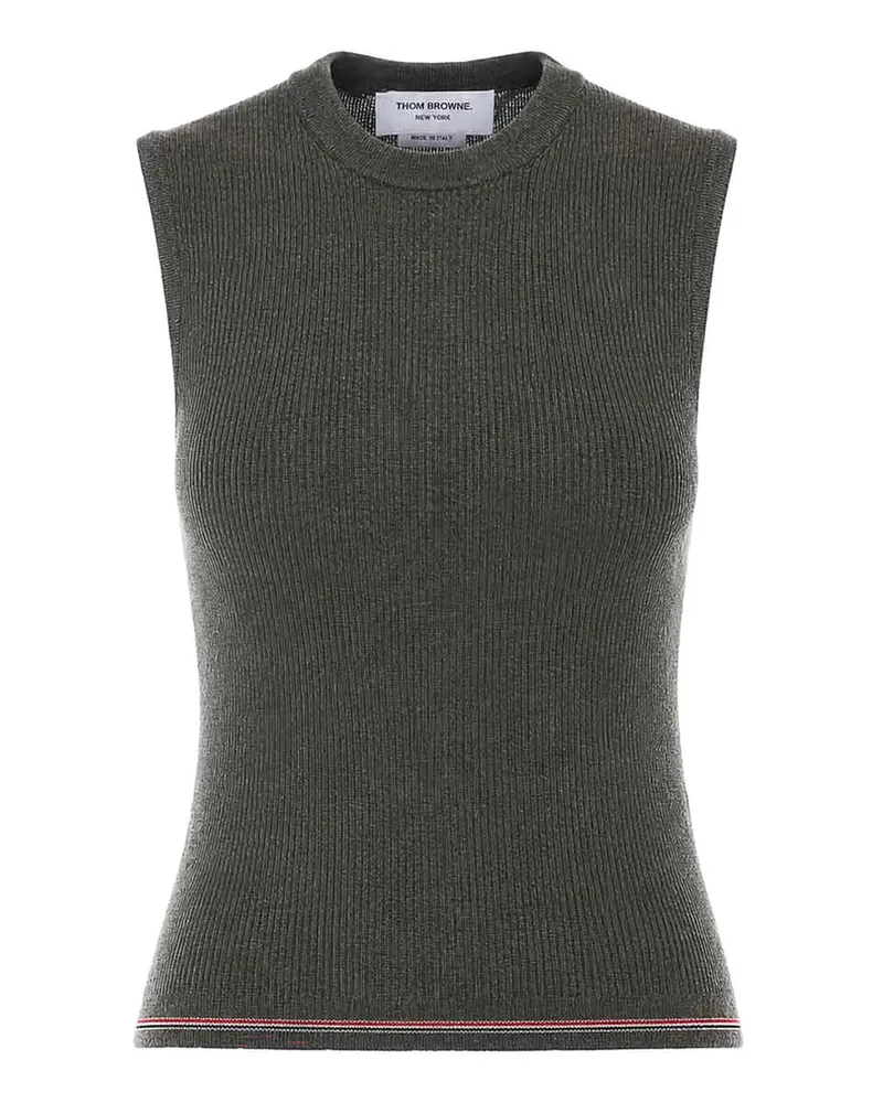 Thom Browne Top - Grau Grau