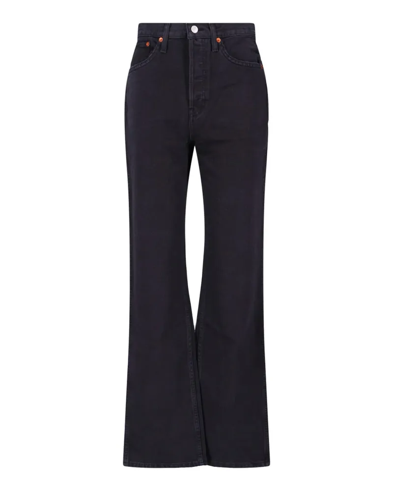 RE/DONE Bootcut Jeans - Schwarz Schwarz
