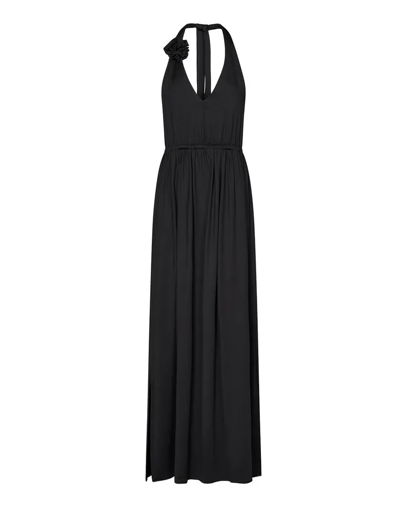 FISICO-Cristina Ferrari Maxikleid - Schwarz Schwarz