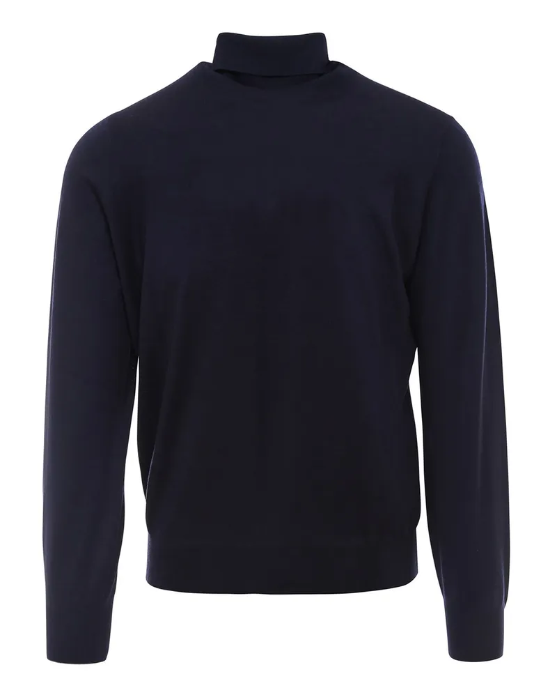Brunello Cucinelli Rollkragenpullover - Blau Blau