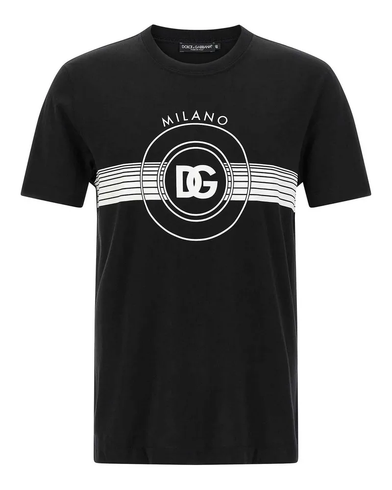 Dolce & Gabbana T-Shirt - Weiß Schwarz