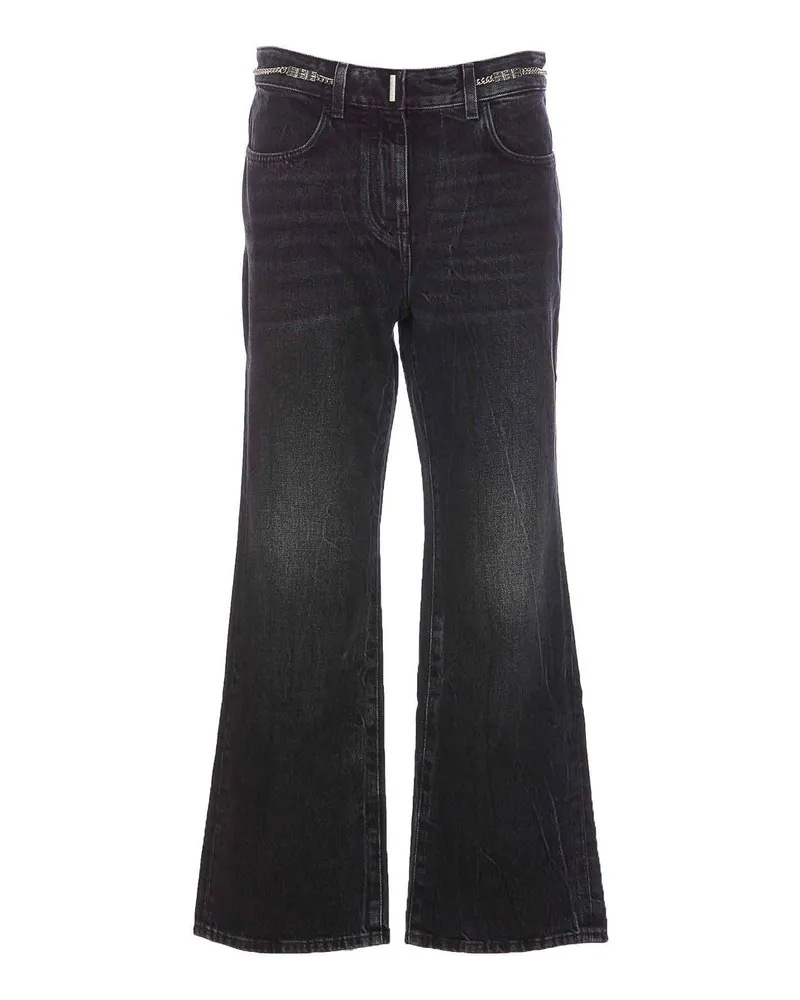 Givenchy Straight Leg Jeans - Schwarz Schwarz