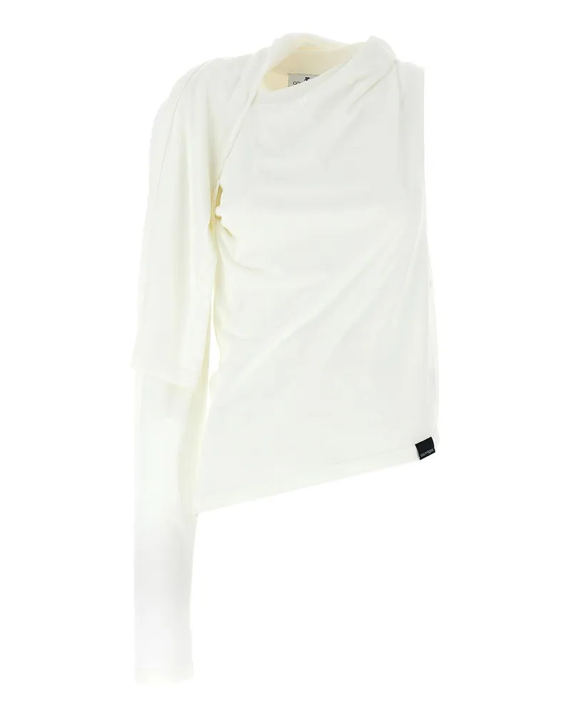 Courrèges T-Shirt - Weiß Weiß