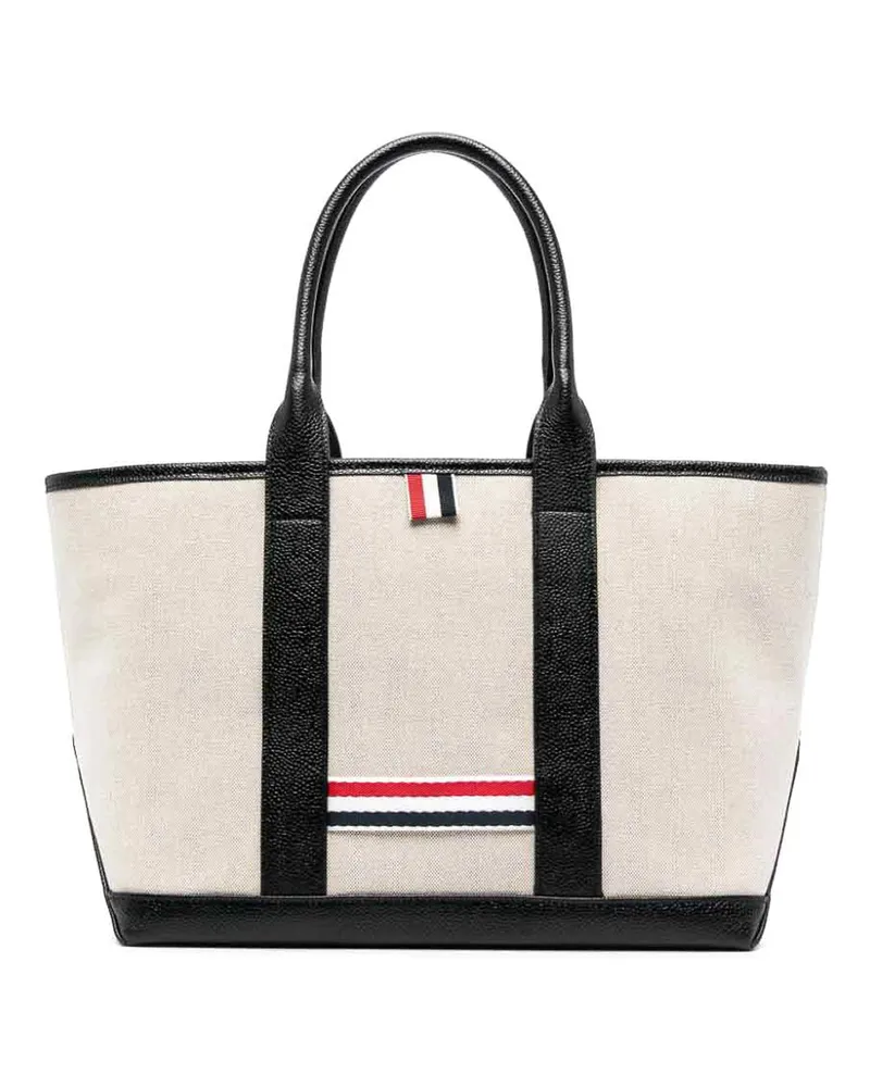 Thom Browne Shopper - Schwarz Schwarz