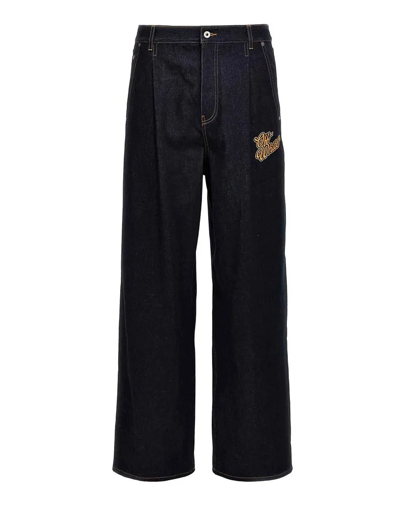OFF-WHITE Bootcut Jeans - Blau Blau