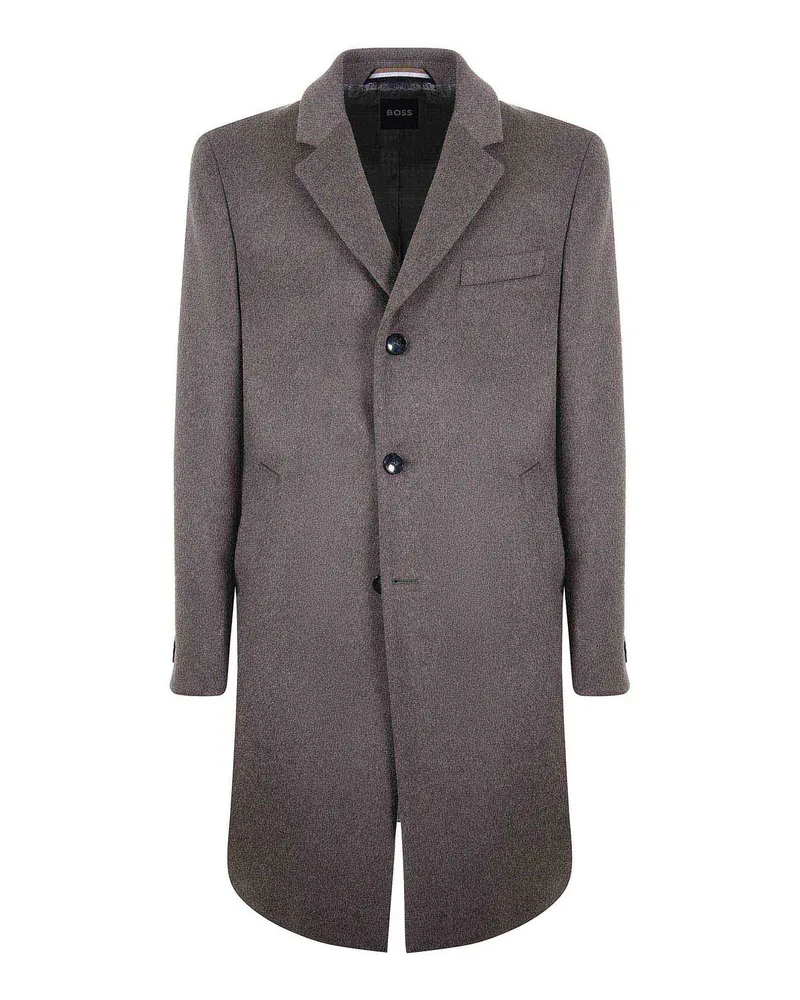 HUGO BOSS Kurzer Mantel - Grau Grau