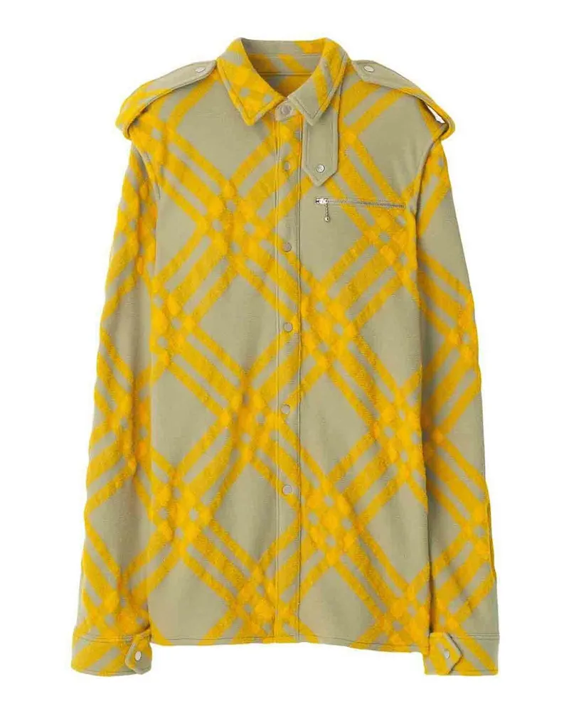 Burberry Hemd Hellgrün