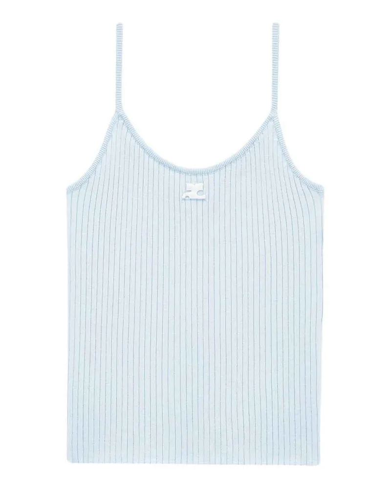 Courrèges Top - Blau Blau