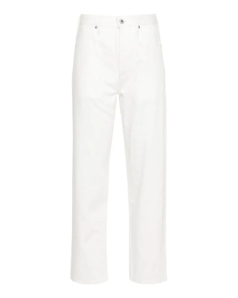 Jil Sander Straight Leg Jeans - Weiß Weiß