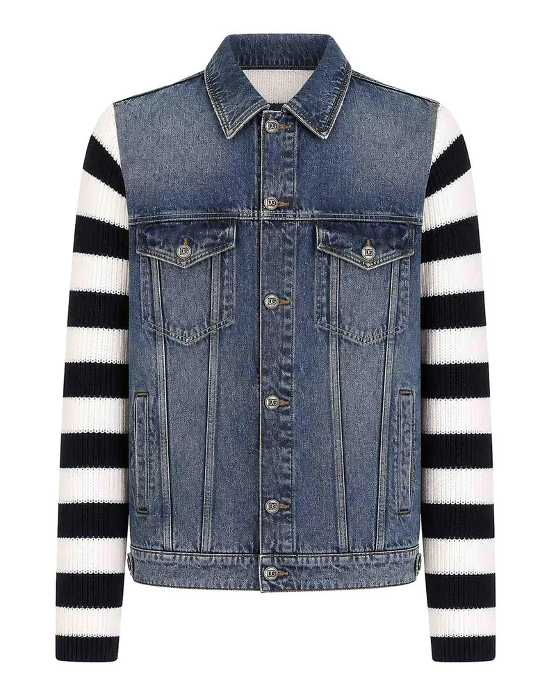 Dolce & Gabbana Jeansjacke - Bunt Bunt