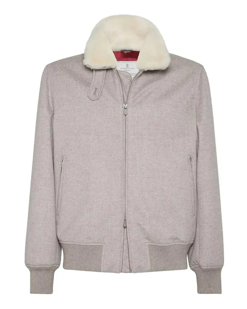 Brunello Cucinelli Bomberjacke - Schwarz Schwarz