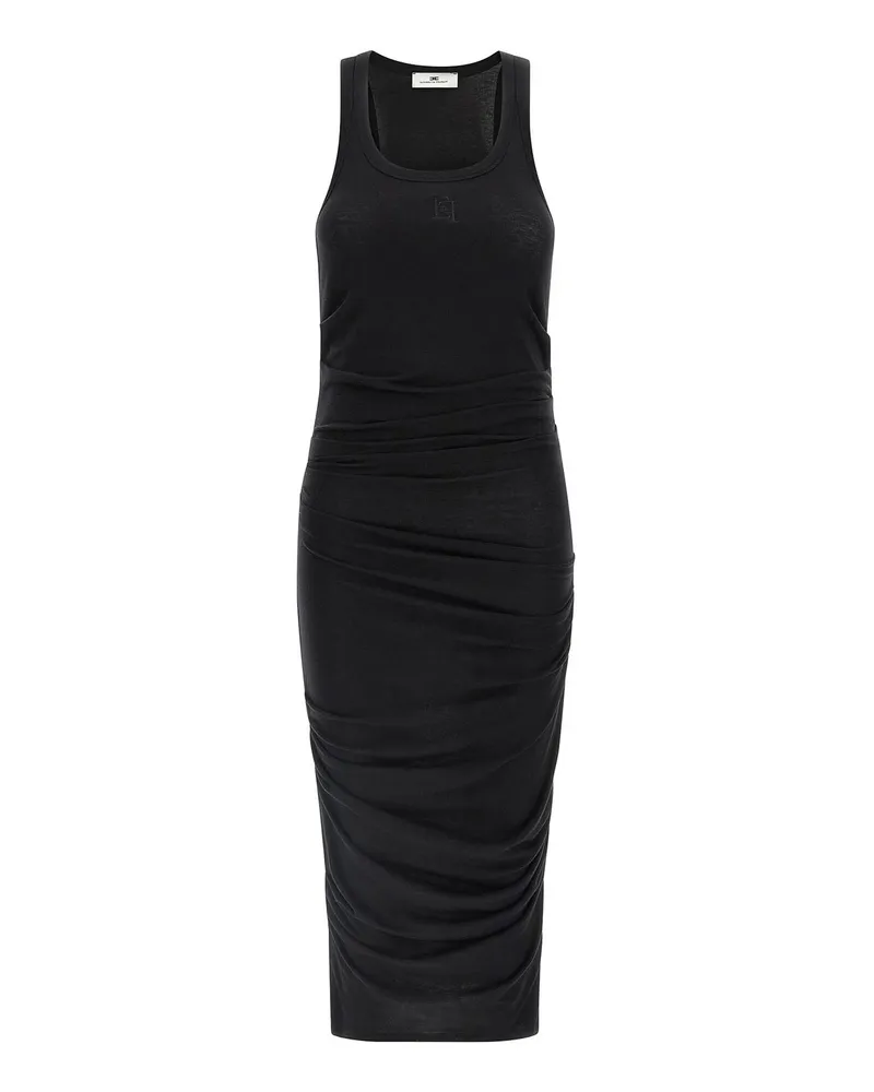Elisabetta Franchi Knielanges Kleid - Schwarz Schwarz