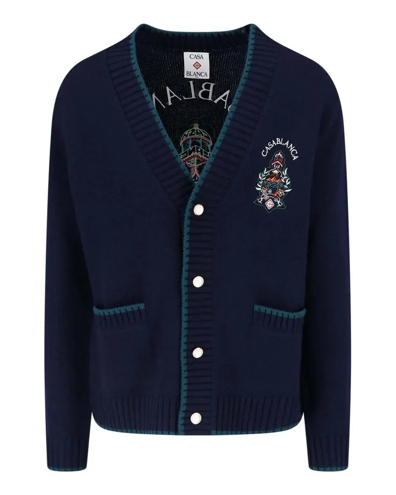Casablanca Paris Cardigan - Blau Blau