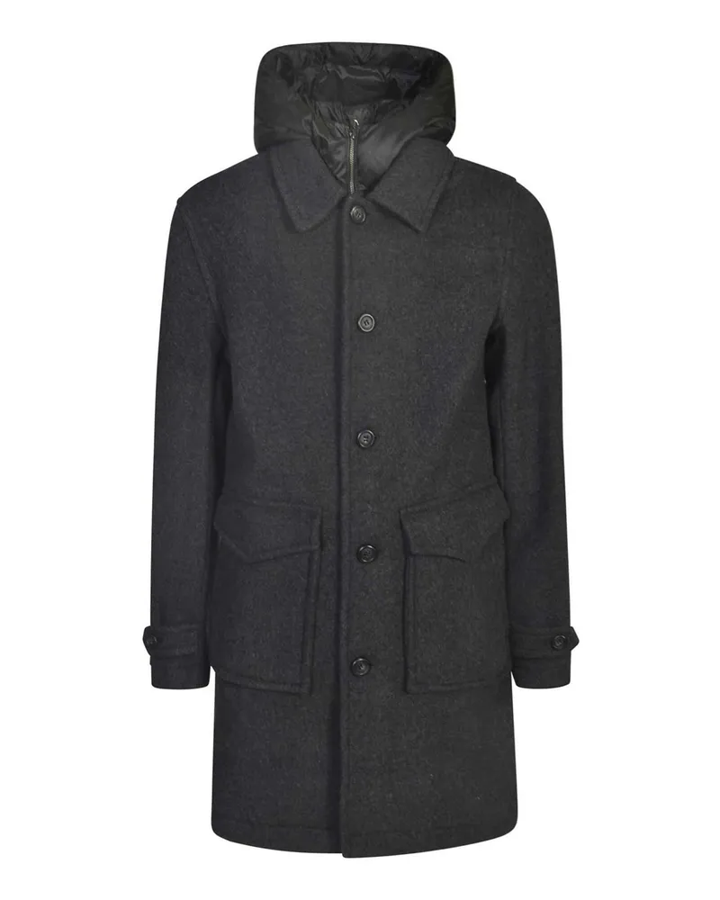 Woolrich Kurzer Mantel - Schwarz Schwarz