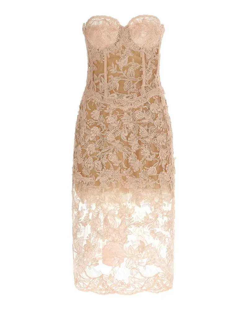 Ermanno Scervino Knielanges Kleid - Nude Nude