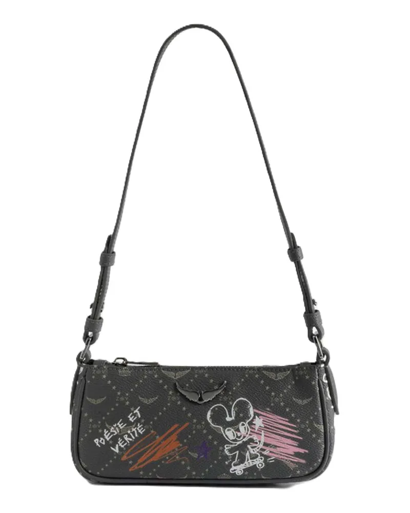 Zadig & Voltaire Clutch - Grau Grau