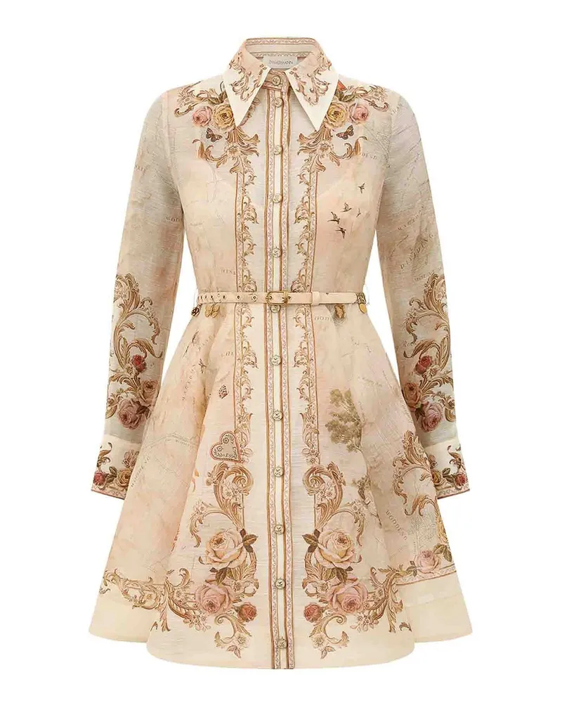 Zimmermann Kurzes Kleid - Bunt Bunt