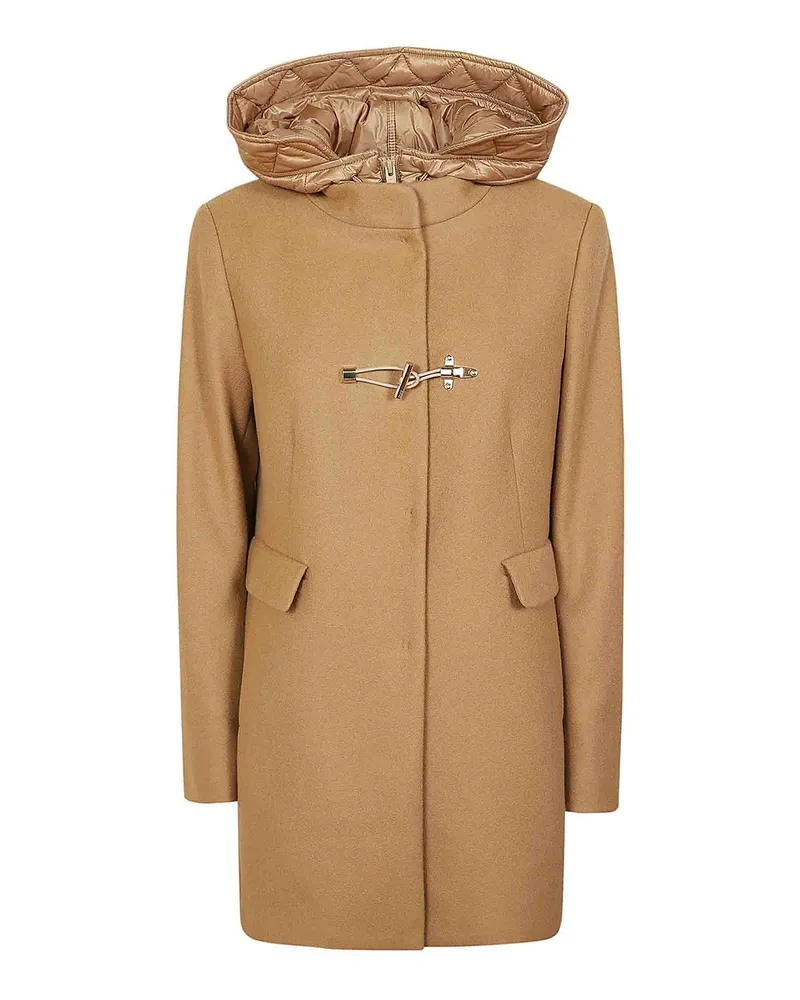 Fay Kurzer Mantel - Beige Beige