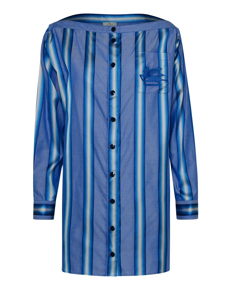 Etro Kurzes Kleid - Hellblau Hellblau