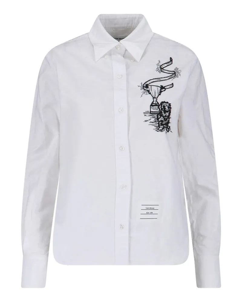 Thom Browne Hemd - Weiß Weiß