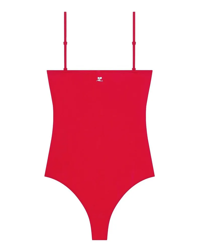 Courrèges Badeanzug - Rot Rot
