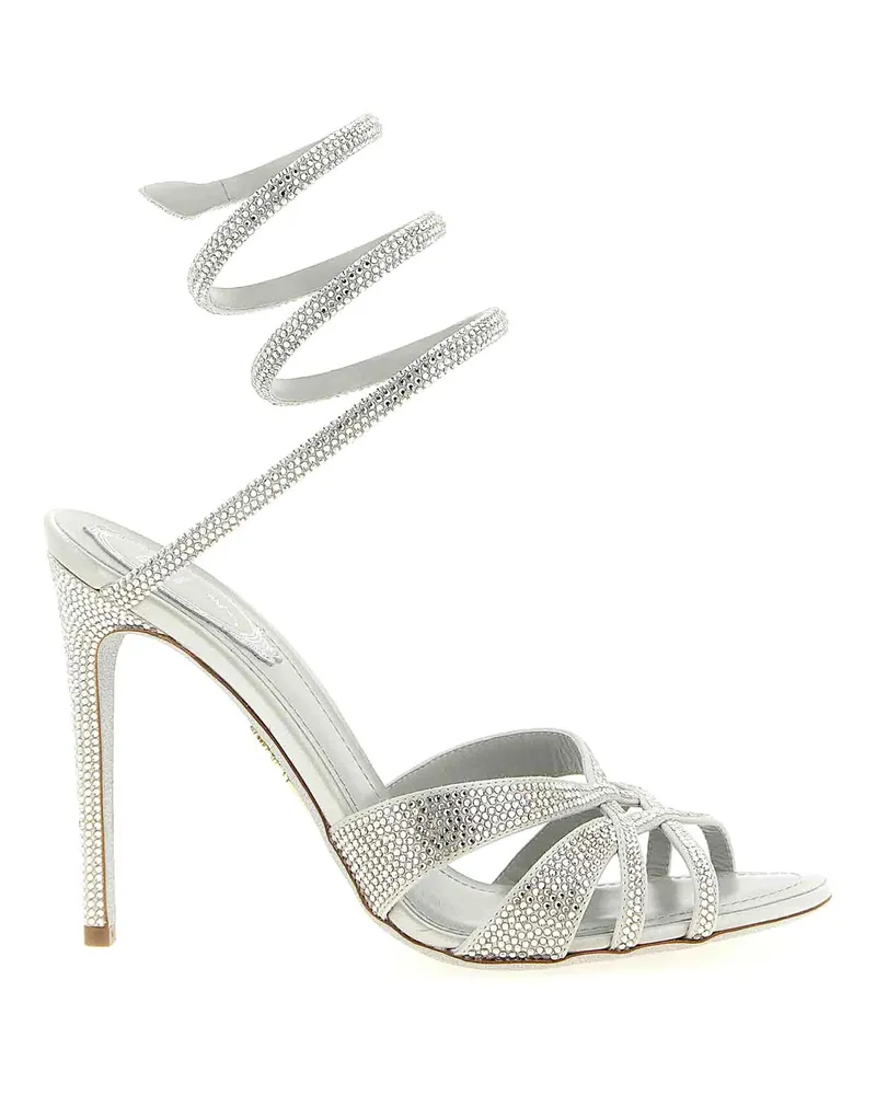 René Caovilla Sandalen - Silber Silber