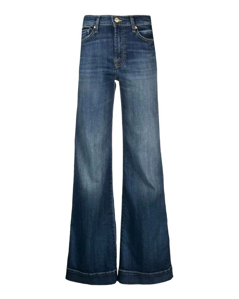 Seven7 Bootcut Jeans - Helles Jeansblau Helles