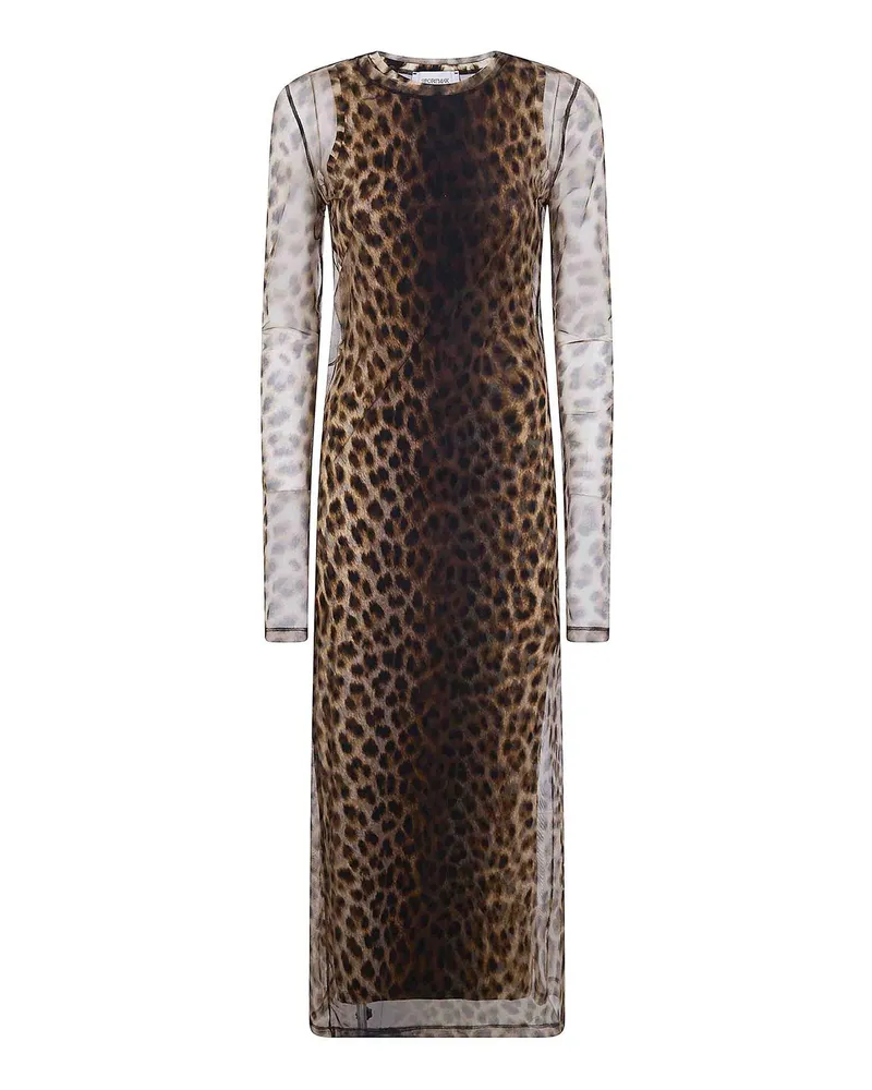 SPORTMAX Knielanges Kleid - Braun Braun