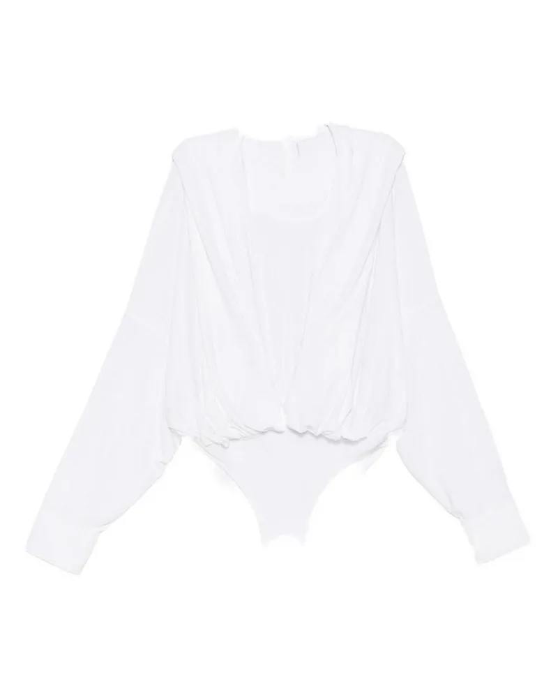 Norma Kamali Top - Weiß Weiß