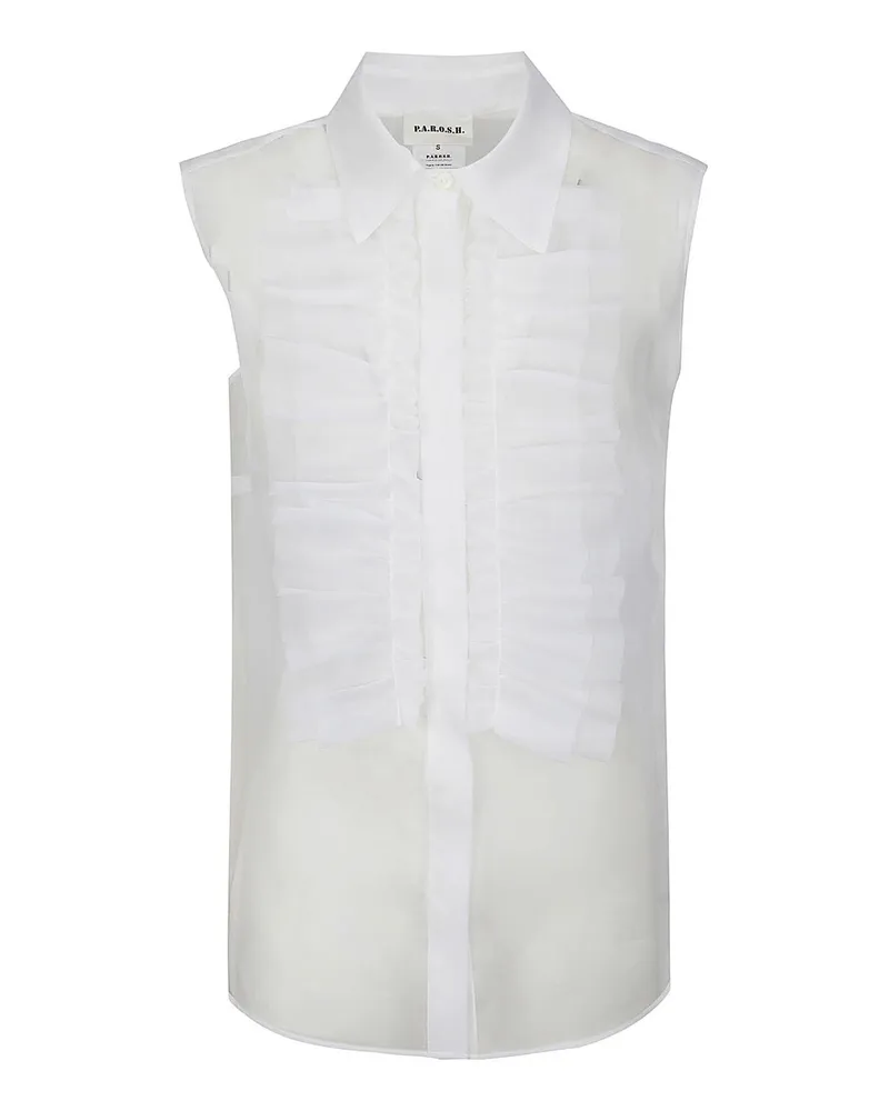 P.A.R.O.S.H. P. A.R. O H. Hemd - Weiß Weiß