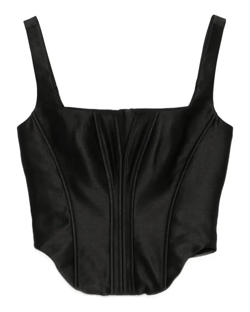 Self-Portrait Top - Schwarz Schwarz