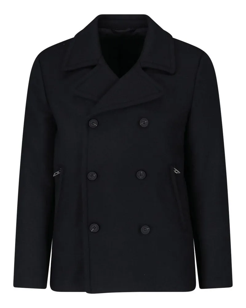 Diesel Kurzer Mantel - Schwarz Schwarz