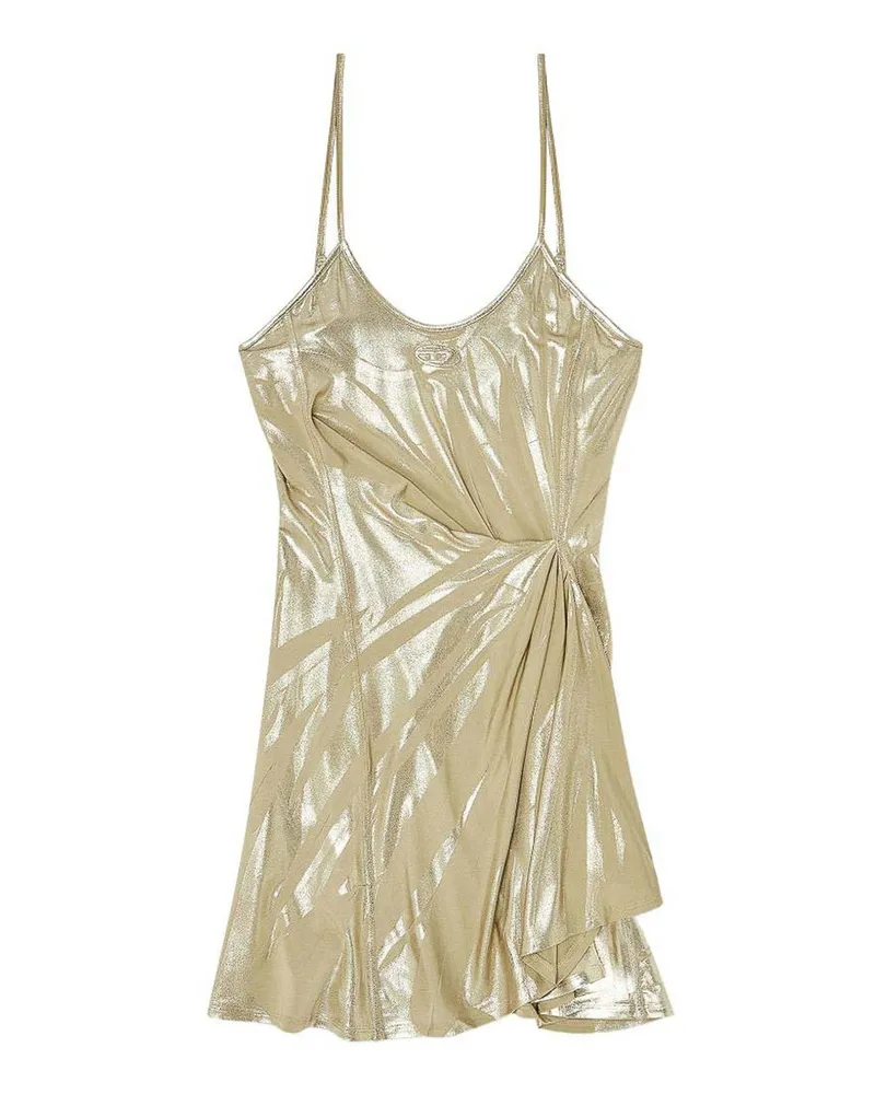 Diesel Kurzes Kleid - Gold Gold